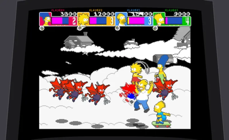 The Simpsons Arcade Game