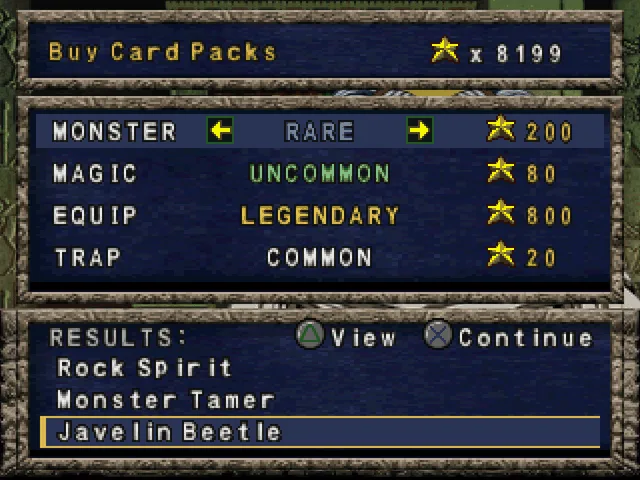 Yu-Gi-Oh! Forbidden Memories (PS1 — Unchiga/YuGiOhForbiddenMemoriesRecomp)